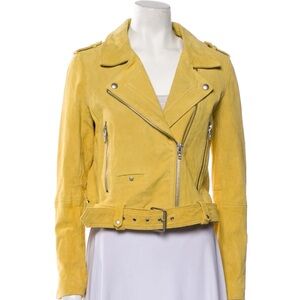 Blank NYC Leather Suede Biker Jacket